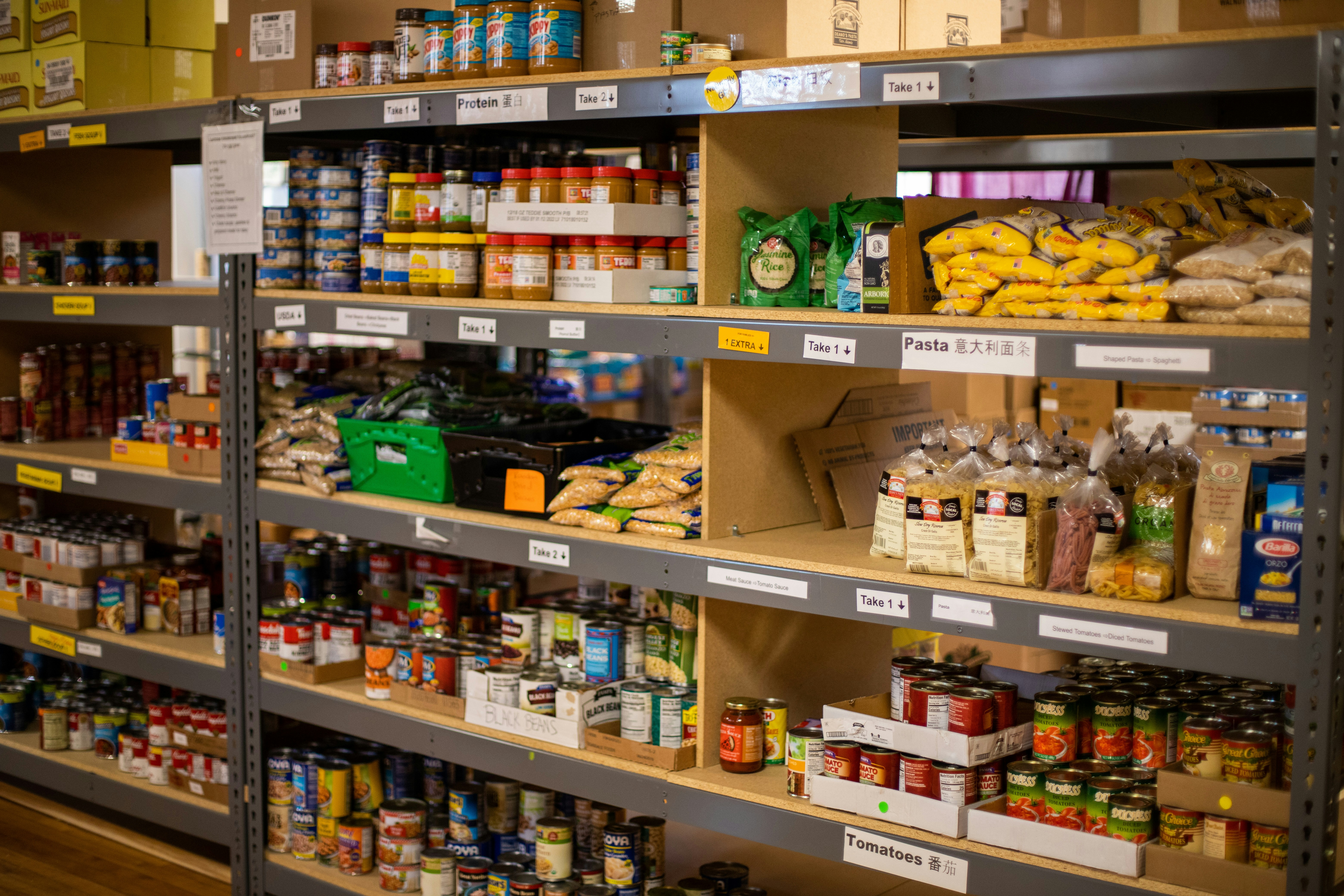 St. Peter's Food Pantry grocery support